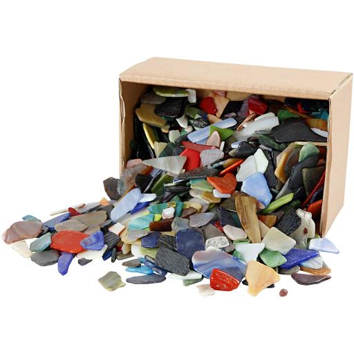 Creativ Assorted Glass Mosaic Pieces 15–60mm - 2kg Box