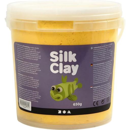 Creativ Silk Clay 650g Bucket - Yellow