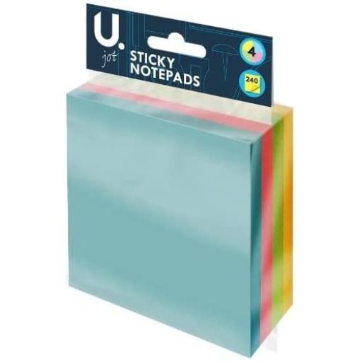 U. Sticky Notepads - Pack of 140