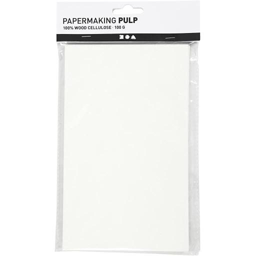 Creotime Paper pulp to make your own paper - 20 x 12 cm , 100 g