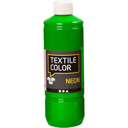 Creativ Textile Color Paint 500ml - Neon Green