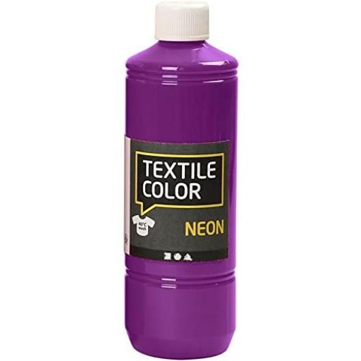 Creativ Textile Color Paint 500ml - Neon Lilac