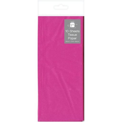 Giftmaker Dark Pink Tissue Paper 50x70cm Sheets - Pack of 10
