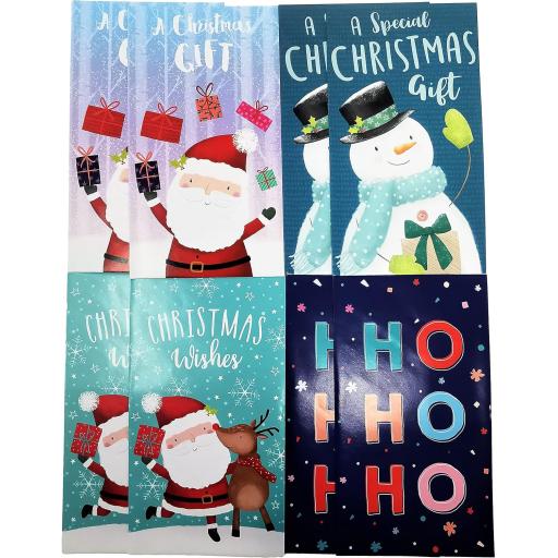 Tallon Cute Christmas Xmas Money Envelopes - Pack of 8