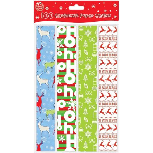 Tallon Christmas Paper Chains - Pack of 100