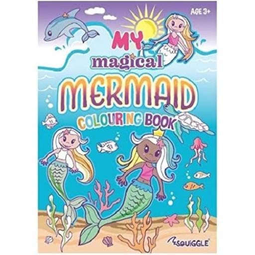 Squiggle A4 'My Magical Mermaid' Colouring Book