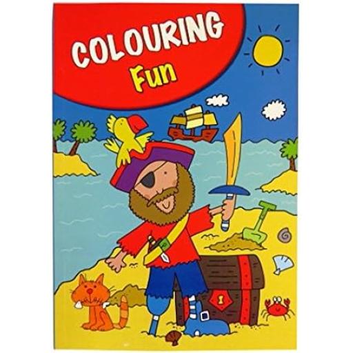 Squiggle A4 Colouring Fun Assorted Designs, Pirate Cover