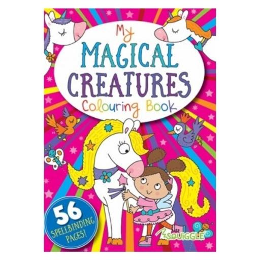Squiggle My Magical Creatures Colouring Book