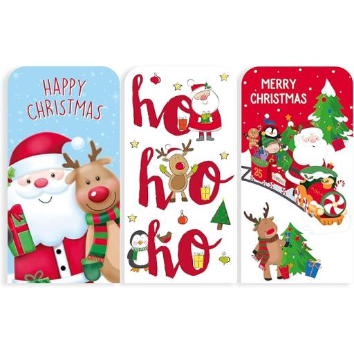 Eurowrap Christmas Xmas Money Wallets & Envelopes, Cute Designs - Bulk Pack of 36